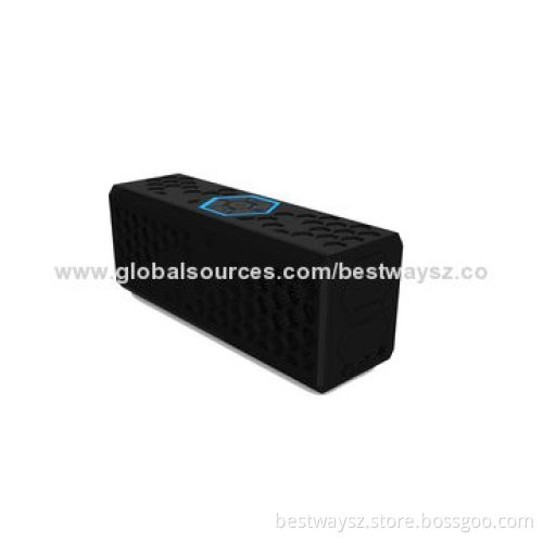 Bluetooth Speaker, 6/3W*2 RMS, 1000mAh 5-6-hour Battery Capacity